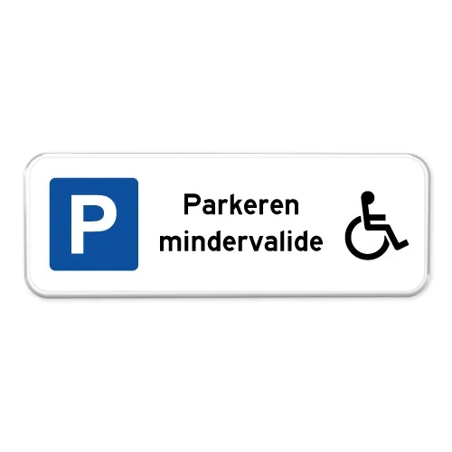 parkeerbord-mindervalide
