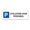 parkeerbord-personeel