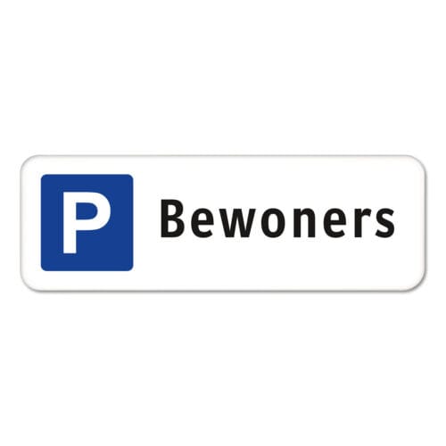 Bewoners parkeerborden
