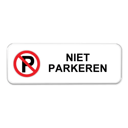 niet-parkeren-bord