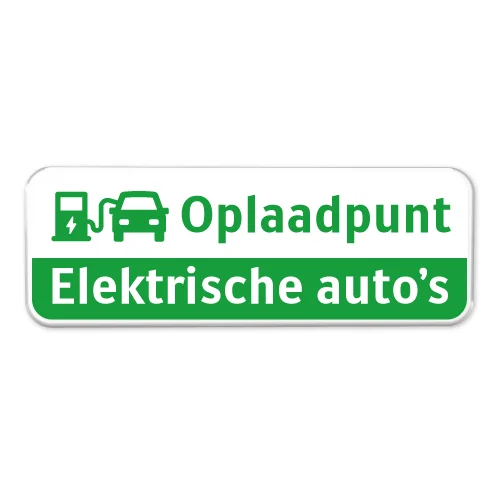 Bord Oplaadpunt II - groen