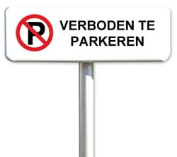 niet-parkeren-bord