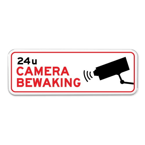 Camerabewaking borden