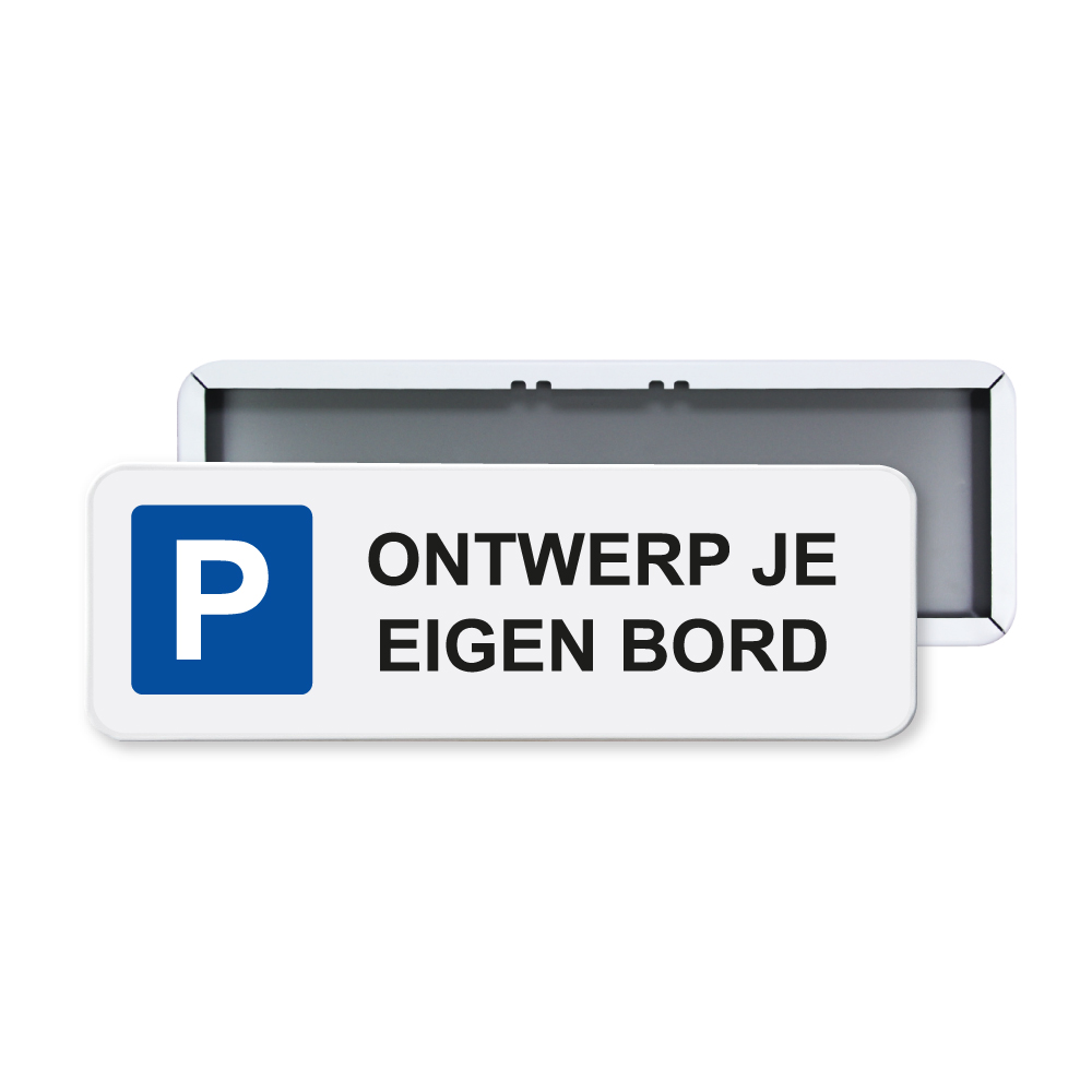 parkeerbord-ontwerp-zelf-60x20cm