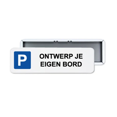 parkeerbord_50x15cm_zelf_ontwerpen