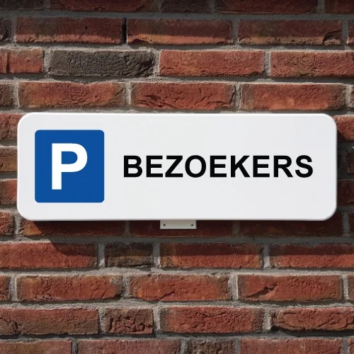 parkeerbord-bezoekers