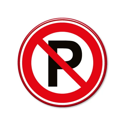 verkeersbord niet parkeren