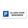 parkeerbord-bewoners