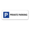privat parking bord
