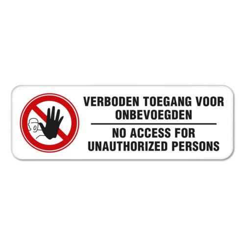 bord-verboden-toegang-no-acces