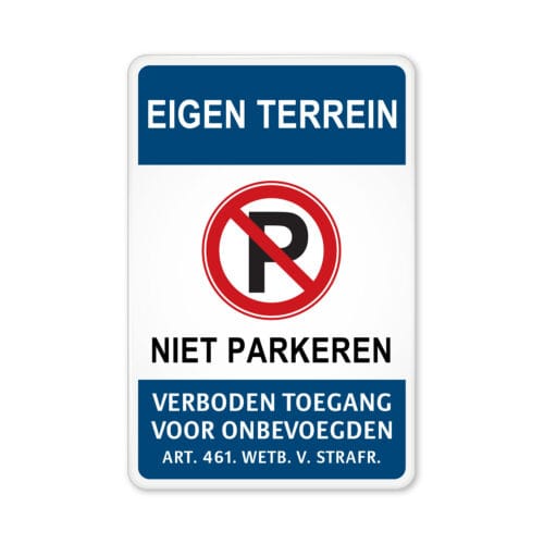eigen-terrein-bord-niet-parkeren-1