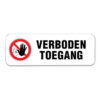 verboden-toegang-bord
