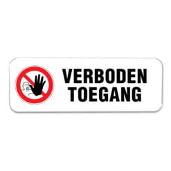 verboden-toegang-bord