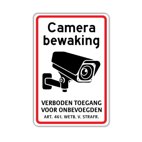 Camerabewaking - Verboden toegang