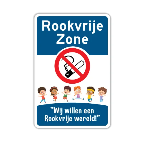 bord rookvrije zone - Rookvrije generatie