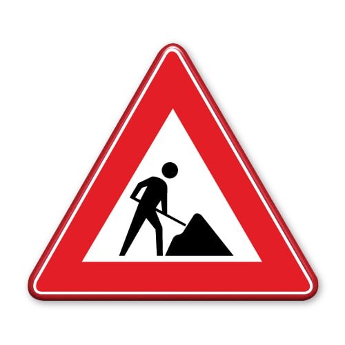 verkeersbord-werk-in-uitvoering