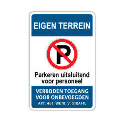 parkeerbord-eigen-terrein-uitsluitend-voor-personeel
