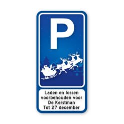 parkeerbord_kerstman
