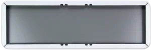Aluminium verkeersbord met dubbele rand 60x20cm