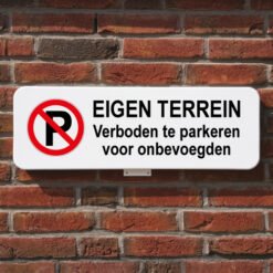 parkeerverbod-bord-verboden-voor-onbevoegden