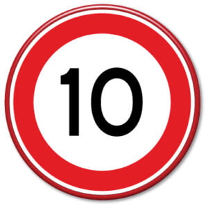 verkeersbord-maximum-snelheid-10km