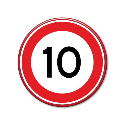 verkeersbord-maximum-snelheid-10km