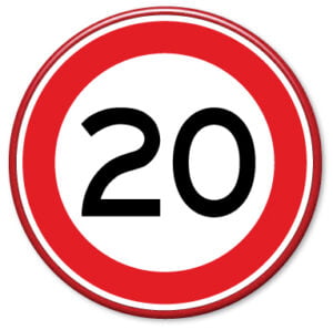 verkeersbord-maximum-snelheid-20km