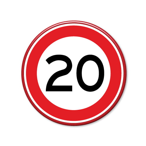 verkeersbord-maximum-snelheid-20km