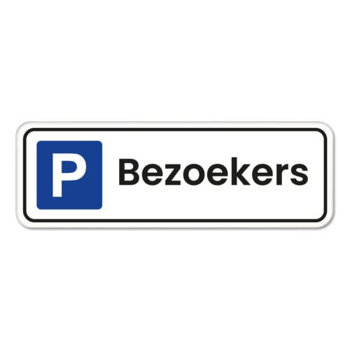 parkeerbord-bezoekers-met-kader