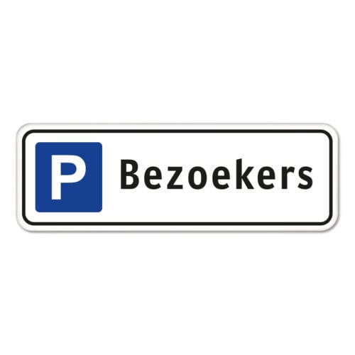 parkeerbord-bezoekers-met-kader