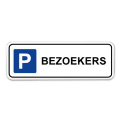 parkeerbord-bezoekers