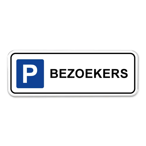 parkeerbord-bezoekers