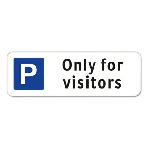 parkeerbord-only-for-visitors