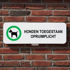 bord_honden-toegestaan-opruimplicht-muur