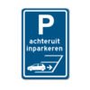 parkeerbord-Achteruit-inparkeren