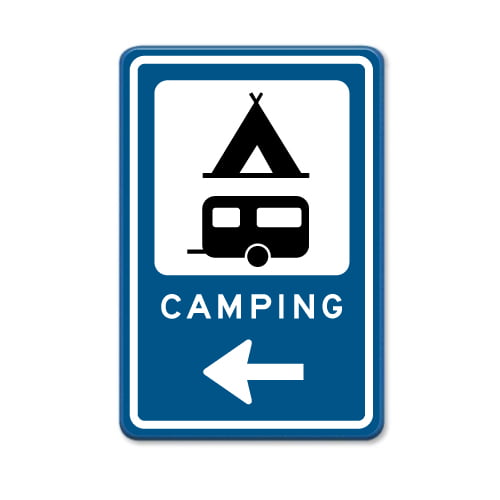Bord-camping-pijl-links