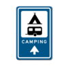 Bord-camping-pijl-rechtdoor