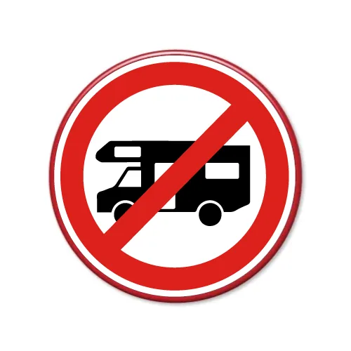 bord-verboden-voor-campers-2025