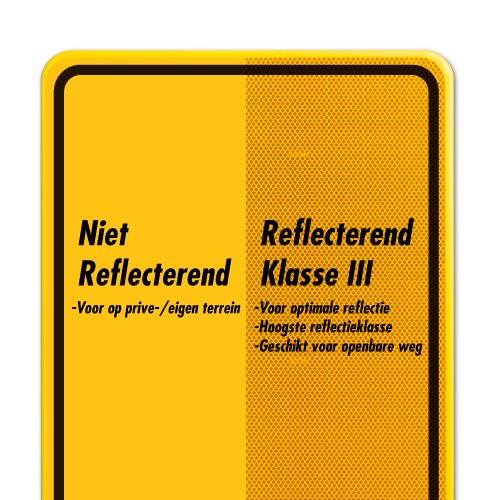 Geel-bord-reflectie-vb
