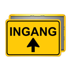 Parkeerbord-geel-ingang-rechtdoor