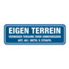 bord-eigen-terrein-verboden-toegang-voor-onbevoegden-blauw