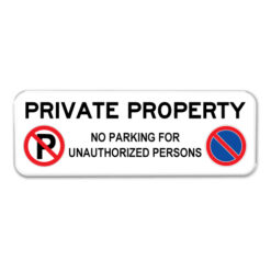 Parkeerbord-private-property-V