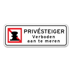 Bord-Prive-steiger-verboden-aan-te-meren