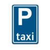 Parkeerbord-blauw-P-taxi