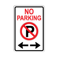 bord-no-parking-met-pijlen