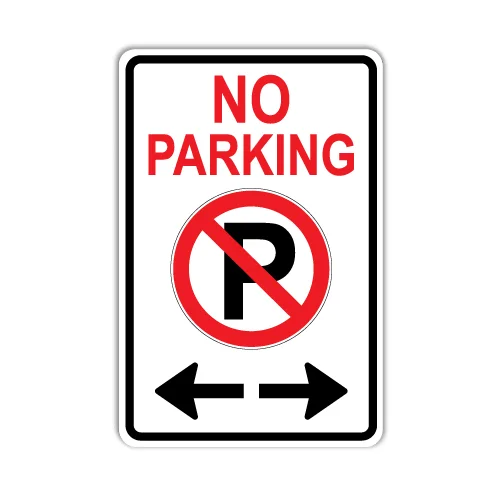 bord-no-parking-met-pijlen