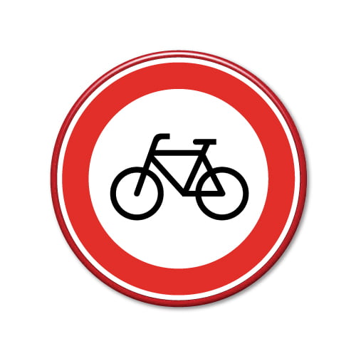 bord-verboden-voor-fietsen
