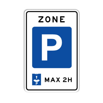 parkeerbord-parkeerschijf-zone-2h-350