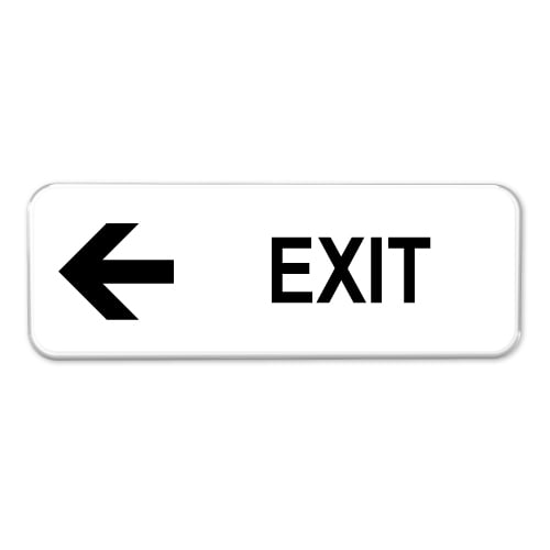 Bord-pijlen-exit-links