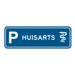 parkeerbord-huisarts-blauw